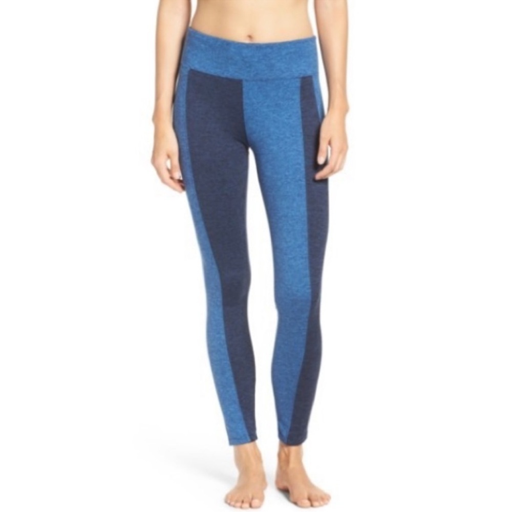 Free People Movement Boro Colorblock Leggings Blue Size Small